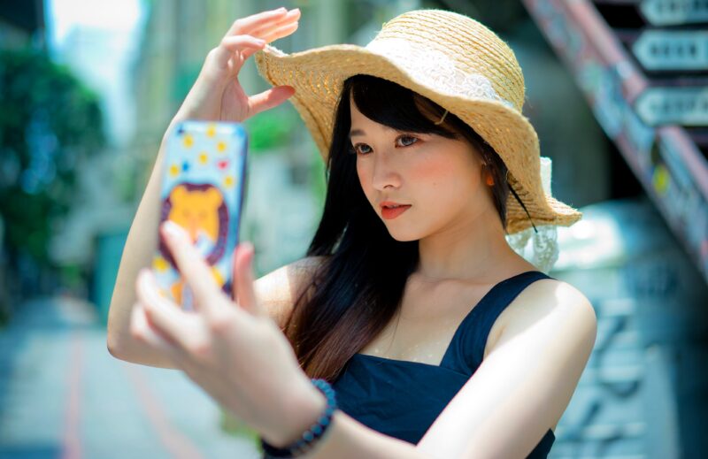 Asian Girl Selfie