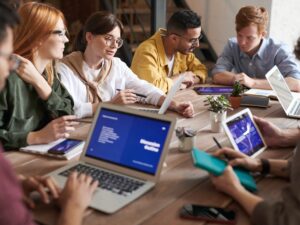 Laptop Tablet Workers