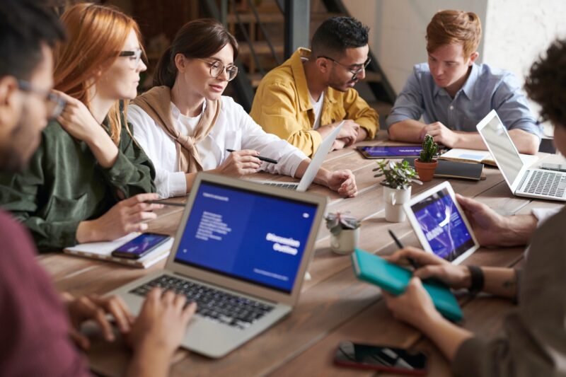 Laptop Tablet Workers