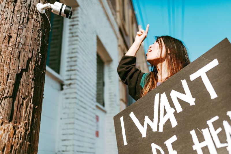 Protesting Girl