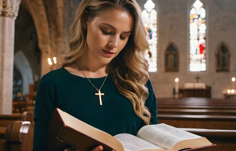 Bible Reading Woman