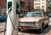 Electric Charger Vintage Car