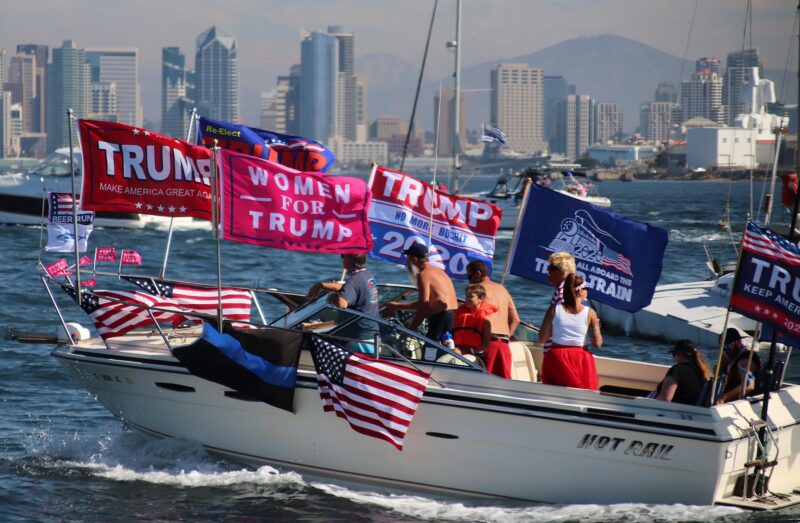 Trump Rally Boat