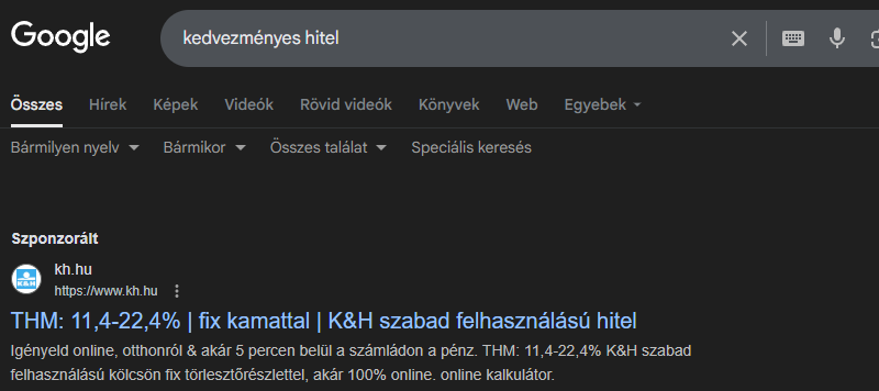 Knh kedvezmenyes hitel