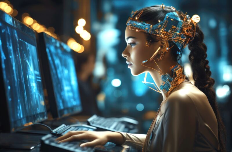 Ai ingyen dolgozo robotember