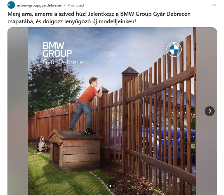 Bmw debrecen ad