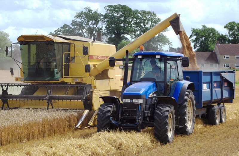 Munka mezogazdasag kombajn