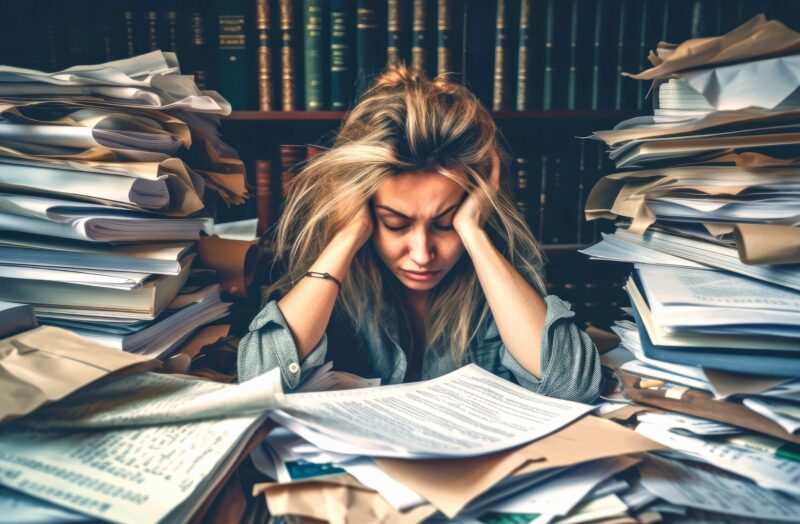 Ai depressziv irodai munka sok irat