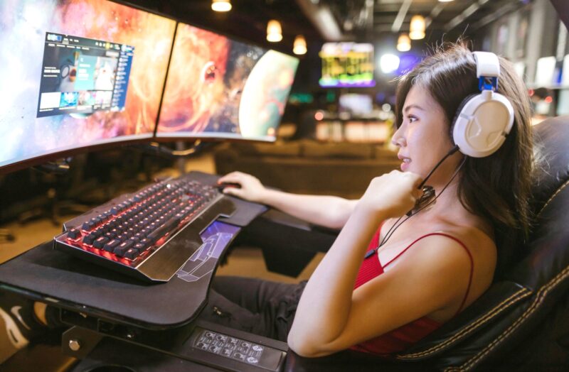 Gaming girl