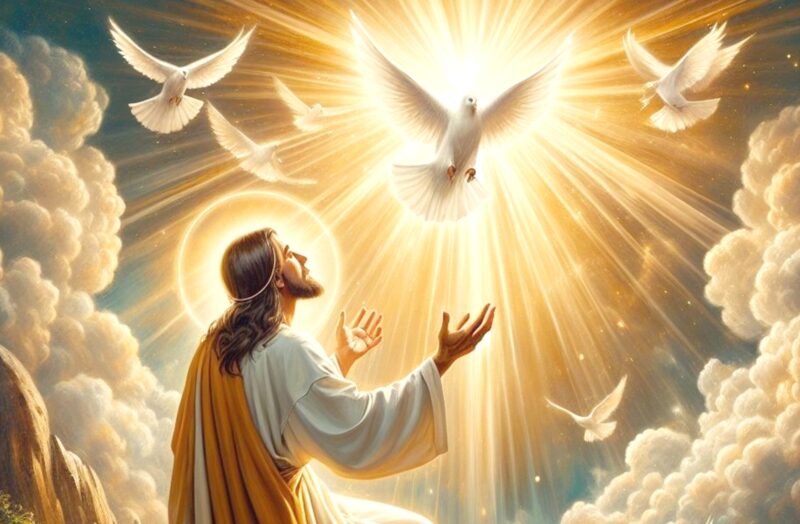 Jezus beke galambjaival