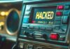Auto radio hacked