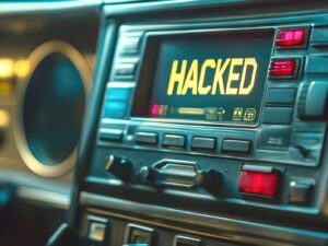 Auto radio hacked