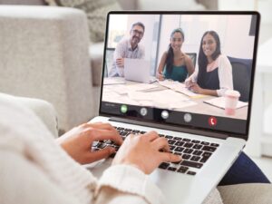 Munka zoom meeting home office