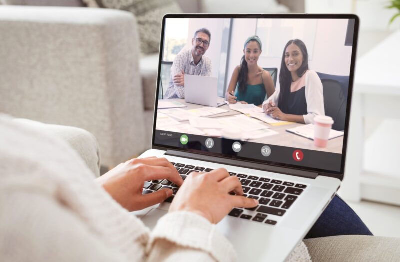 Munka zoom meeting home office