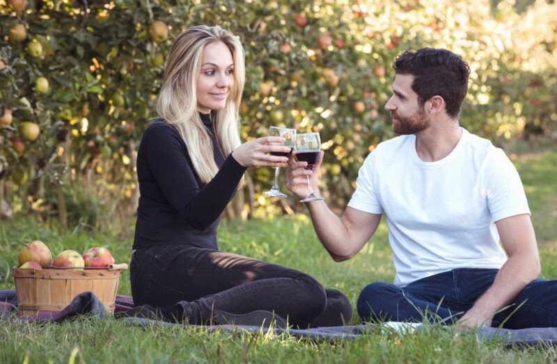 Piknik randi a termeszetben